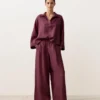 Pantalon à jambes larges 100 % lin Pantalon à jambes larges 100 % lin