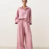 Chemise oversize à manches longues 100 % lin Chemise oversize à manches longues 100 % lin