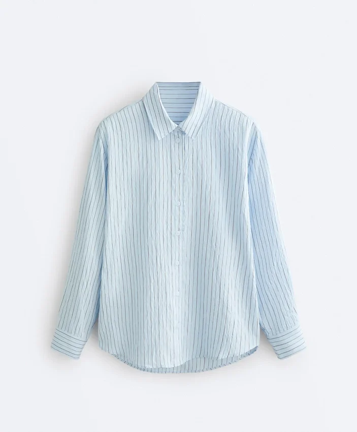 Chemise rayée coupe classique Chemise rayée coupe classique