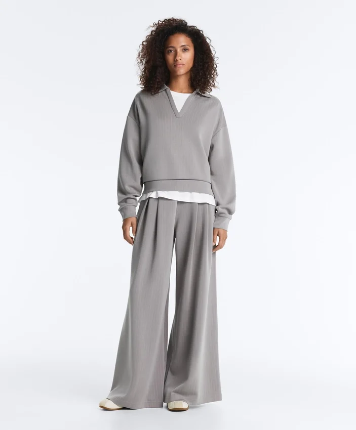 Chemise rayée en modal Soft Touch Chemise rayée en modal Soft Touch