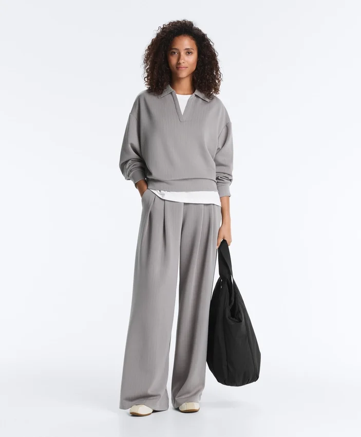 Chemise rayée en modal Soft Touch Chemise rayée en modal Soft Touch