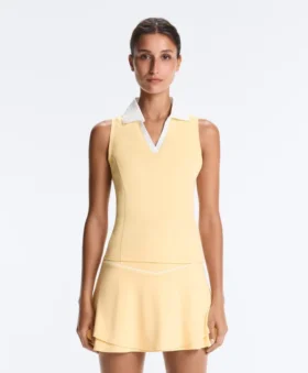 Chemise sans manches Comfortlux à contraste