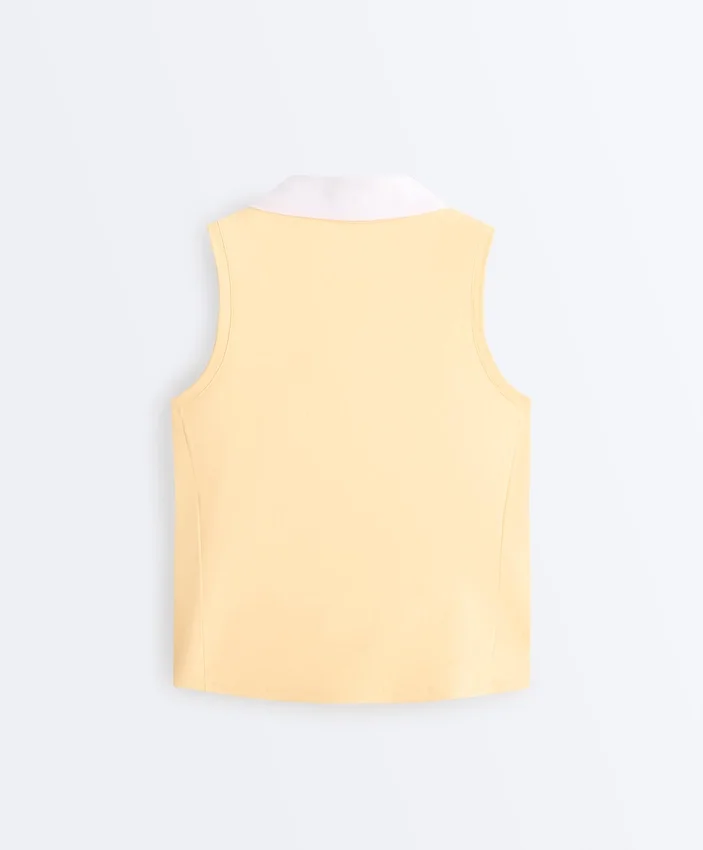 Chemise sans manches Comfortlux à contraste Chemise sans manches Comfortlux à contraste