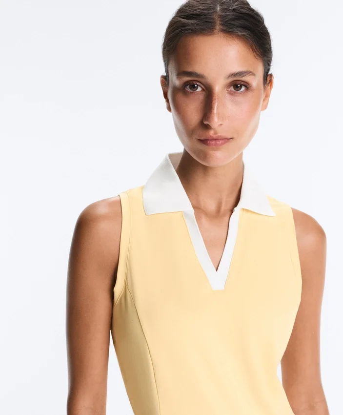 Chemise sans manches Comfortlux à contraste Chemise sans manches Comfortlux à contraste