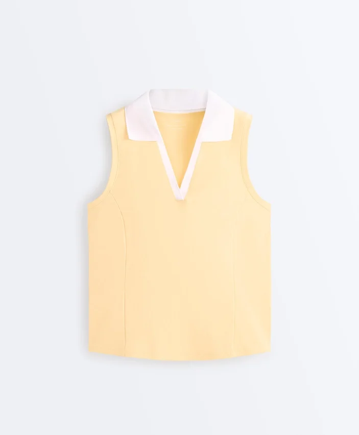 Chemise sans manches Comfortlux à contraste Chemise sans manches Comfortlux à contraste