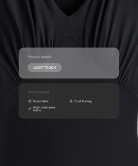 Combinaison à col en V Light Touch ultra-légère