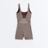Combinaison courte Comfortlux à carreaux en Shorts Combinaison courte Comfortlux à carreaux en Shorts