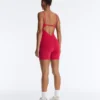 Combinaison courte Evermove à dos nu en shorts