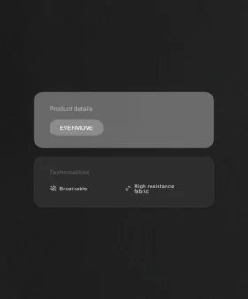 Combinaison courte Evermove à dos nu en shorts