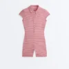 Combinaison courte rayée Comfortlux Combinaison courte rayée Comfortlux