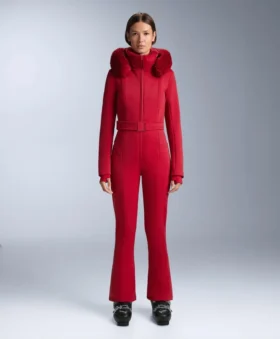 Combinaison de ski ajustée, extensible et résistante à l&rsquo;eau
