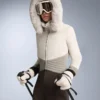 Combinaison de ski ajustée, extensible et résistante à l&rsquo;eau, à blocs de couleur