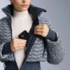 Combinaison de ski Minardi Piume Twist imperméable, rembourrée à 80 % de duvet et 20 % de plumes