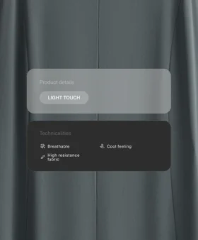 Combinaison longue et ample au toucher Light Touch