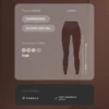 Compressive Core Control Leggings taille haute, gainants et arrivant aux chevilles