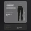 Compressive Core Control Leggings taille haute, gainants et arrivant aux chevilles