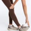 Compressive Core Control Leggings taille haute, gainants et arrivant aux chevilles