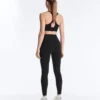 Compressive Core Control Leggings taille haute, gainants et arrivant aux chevilles