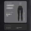Compressive Leggings avec taille haute qui remontent jusqu’aux chevilles Compressive Leggings avec taille haute qui remontent jusqu’aux chevilles