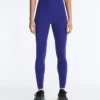 Compressive Leggings à taille haute et longueur cheville avec détails réfléchissants Compressive Leggings à taille haute et longueur cheville avec détails réfléchissants