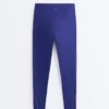 Compressive Leggings à taille haute et longueur cheville avec détails réfléchissants Compressive Leggings à taille haute et longueur cheville avec détails réfléchissants