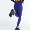 Compressive Leggings à taille haute et longueur cheville avec détails réfléchissants Compressive Leggings à taille haute et longueur cheville avec détails réfléchissants