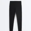 Compressive Leggings taille haute, longueur cheville, avec poche Compressive Leggings taille haute, longueur cheville, avec poche