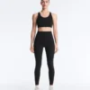 Compressive Leggings taille haute, longueur cheville, avec poche Compressive Leggings taille haute, longueur cheville, avec poche