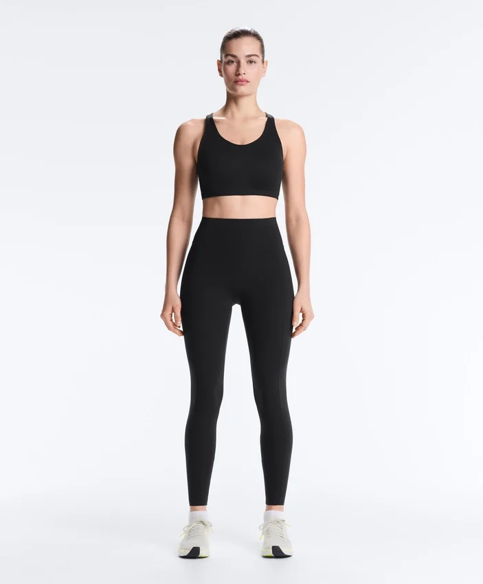 Compressive Leggings taille haute, longueur cheville, avec poche Compressive Leggings taille haute, longueur cheville, avec poche