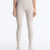 Compressive Reflective Core Control Leggings à taille haute, longueur cheville