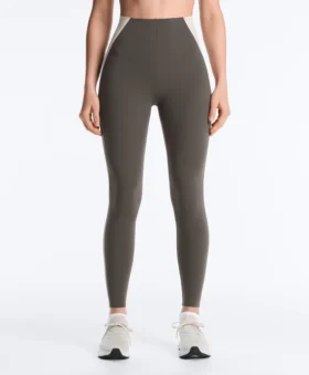 Compressive Reflective Core Control Leggings à taille haute, longueur cheville