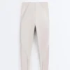 Compressive Reflective Core Control Leggings à taille haute, longueur cheville