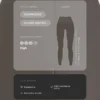 Compressive Reflective Core Control Leggings à taille haute, longueur cheville
