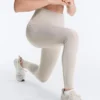 Compressive Reflective Core Control Leggings à taille haute, longueur cheville