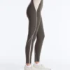 Compressive Reflective Core Control Leggings à taille haute, longueur cheville