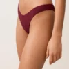 Culotte brésilienne à coupe en U en jacquard à petits carreaux Culotte brésilienne à coupe en U en jacquard à petits carreaux