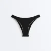 Culotte de bain à couverture moyenne avec découpe en U et passepoil Culotte de bain à couverture moyenne avec découpe en U et passepoil