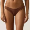 Culottes brésiliennes froncées avec découpe en U Culottes brésiliennes froncées avec découpe en U