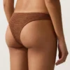 Culottes brésiliennes froncées avec découpe en U Culottes brésiliennes froncées avec découpe en U
