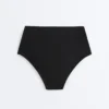 Culottes de bain taille haute avec passepoil
