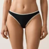 Culottes de bikini classiques à bordures contrastées Culottes de bikini classiques à bordures contrastées
