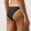 Culottes de bikini classiques à bordures contrastées Culottes de bikini classiques à bordures contrastées