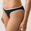 Culottes de bikini classiques à bordures contrastées Culottes de bikini classiques à bordures contrastées