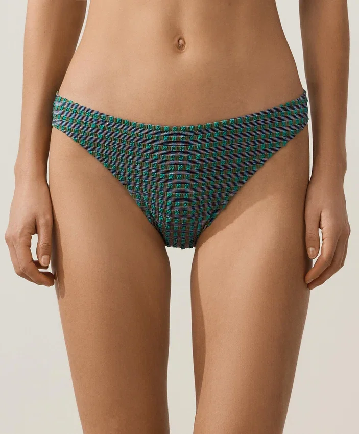 Culottes de bikini classiques à carreaux Culottes de bikini classiques à carreaux