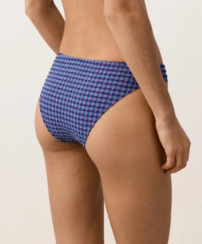 Culottes de bikini classiques à carreaux Culottes de bikini classiques à carreaux