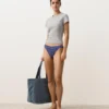 Culottes de bikini classiques à carreaux Culottes de bikini classiques à carreaux