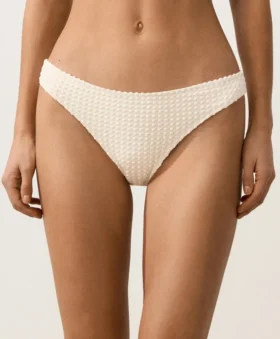 Culottes de bikini classiques en crochet à texture bulles