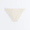 Culottes de bikini classiques en crochet à texture bulles