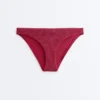 Culottes de bikini classiques en jacquard géométrique