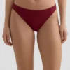 Culottes de bikini classiques en jacquard à petits carreaux
